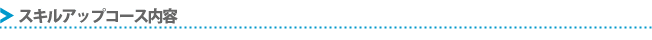 スキルアップコース内容