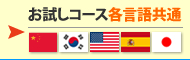 お試しコース各言語共通